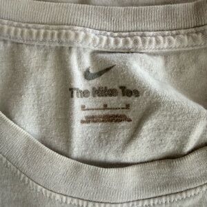 Nike Kids Cream T-Shirt with Subtle Logo